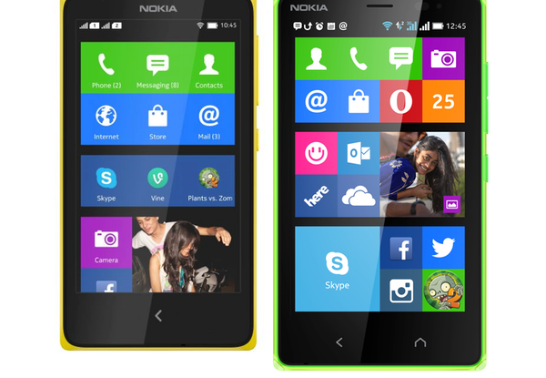 Nokia x2 yellow